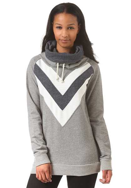 Supremebeing Extend Chevron - Grigio Donna Accogliente Jumpers (U1333)